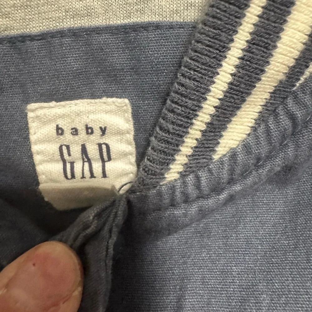 Baby GAP Blue and White Jacket- Size 2 years